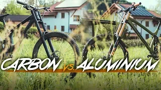 Carbon vs Alu: Downhill Vergleich - TrailTouch
