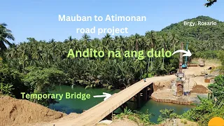 Mauban to Atimonan Quezon road connection project malapit na magdudugtong?