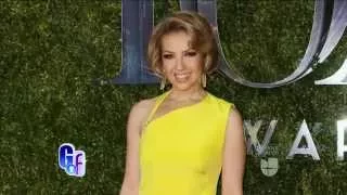 Thalia en los "Tony Awards 2015" ("El Gordo Y La Flaca" - 08.06.2015)