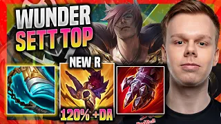 WUNDER SETT TOP WITH NEW BUFFS! - G2 Wunder Plays Sett TOP vs Garen! | Season 11