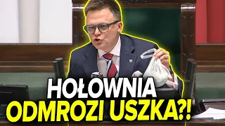 CYRK W SEJMIE! CO HOŁOWNIA ZROBI Z USZKAMI OD BERKOWICZA