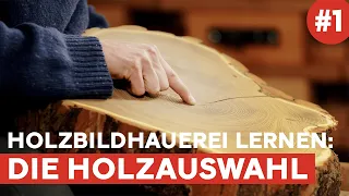 Auswahl des Holzes: Welches Holz zum Schnitzen? Welches Holz für draußen? | Holzbildhauerei lernen