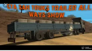 GTA San Andreas  truck trailer mod Android