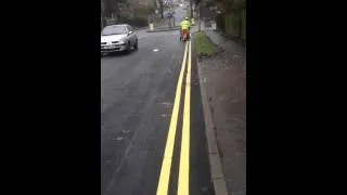 Double yellow lines