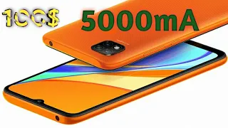 ب 100دولار 5000 ملي وثلاث كامرات/ Redmi 9c