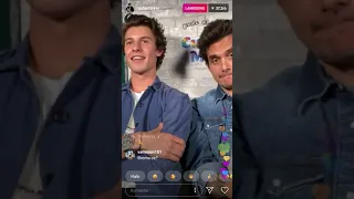 John Mayer LIVE IN INSTAGRAM With SHAWN MENDES & CAMILA CABELLO Live  IN INSTAGRAM !!