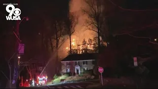 Massive house fire in Northwest DC