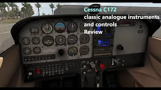C172 analogue instrumentation and controls review