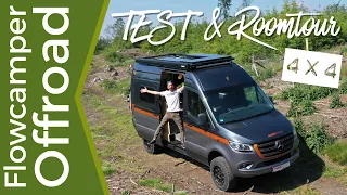 Flowcamper Max auf Sprinter 4x4 - Test und Roomtour des Allrad Campers