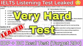16 March, 23 March 2024 IELTS Listening Test with Answer | Hard IELTS Listening Test 2024 | IDP + BC