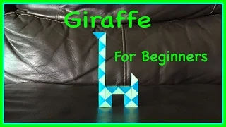 Smiggle Snake Puzzle or Rubik's Twist Tutorial for Beginners: How to make a Simple Giraffe Shape