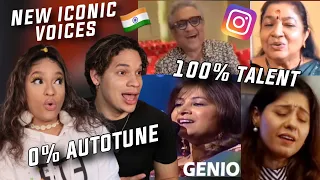 New Iconic Voices | Waleska & Efra React to Indian Singers that need 0% Auto-Tune