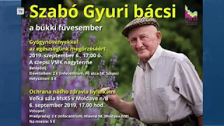 Szabó Gyuri bácsi előadása Szepsiben 2019