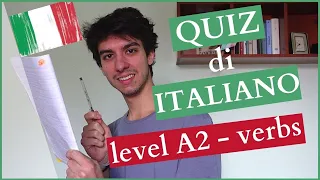 Italian TEST on verbs [level A2]