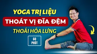 Yoga trị liệu Thoát vị đĩa đệm, Thoái hoá lưng (60 phút) | Kim Ba Yoga