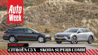 Citroën C5 X vs. Skoda Superb - AutoWeek Dubbeltest