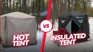 Hot Tent vs. Insulated Tent Winter Camping