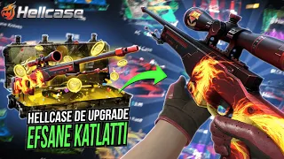 HELLCASE DE UPGRADE EFSANE KATLATTI! 😱 CSGO KASA AÇILIMI PROMO CODE