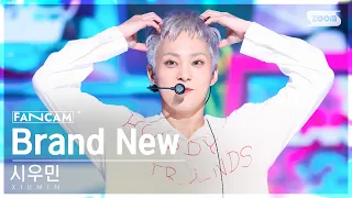 [안방1열 직캠4K] 시우민 'Brand New' (XIUMIN FanCam) @SBS Inkigayo 221009