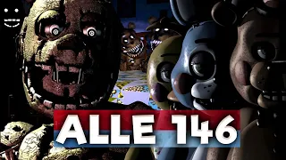 Alle 146 Animatronics aus FNaF