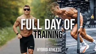 FULL DAY OF TRAINING | HYBRID ATHLETE | BIKE,RUN,HYROX