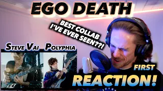 Polyphia - Ego Death feat. Steve Vai FIRST REACTION! (BEST COLLAB I'VE EVER SEEN?!) #stevevai