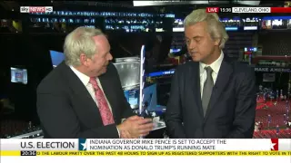 Geert Wilders Interview At US Republican Convention In Cleveland