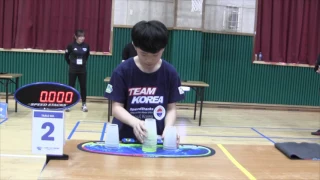 Individual 3-6-3 Sport Stacking World Record 1.784 (Hyeon Jong Choi)