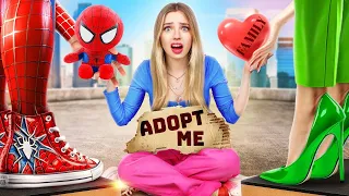 My Dad is Spiderman || I Was Adopted by Superheroes