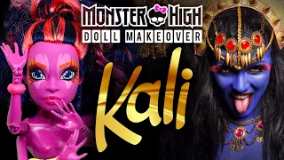 THE COOLEST DOLL EVER! / MAKING KALI GODDESS DOLL / Monster High Doll Repaint by Poppen Atelier