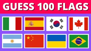 Guess The Flag in 3 Seconds | 100 Flags Quiz Challenge