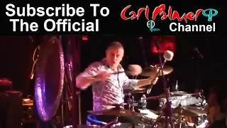 Carl Palmer of Emerson Lake & Palmer drum solo on his Ludwig Kit from BB King Blues Club NY.