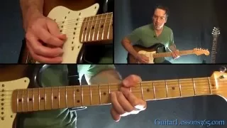 Smoke on the Water Guitar Solo Lesson - Deep Purple