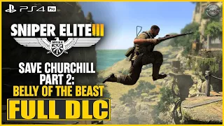 Sniper Elite 3 Sniper Elite 3 DLC Save Churchill Part 2: Belly of the Beast PS4 Pro (No Commentary)