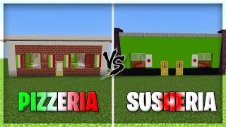 PIZZERIA 🍕 vs SUSHERIA 🍣 - Minecraft ITA