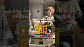 Teaching our autistic son how to play Connect 4! #autism #nonverbal #fortheloveofgabe #nonspeaking