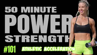 50 MINUTE POWER STRENGTH | Weights | High Impact Cardio | Episode 101