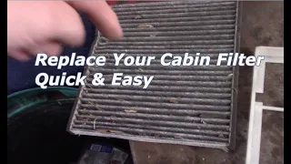 How To Replace The Cabin Air Filter 2001-2016 Toyota Camry