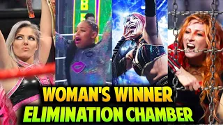 WWE Every Woman's Elimination Chamber Winners 2018-2024