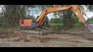 HITACHI ZAXIS200 5G รื้อกอไผ่