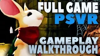 🔴 MOSS VR -  Gameplay Walkthrough Full Game【PSVR】 Polyarc