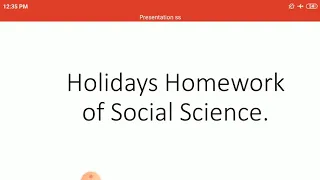 Class-4th holidays homework of social science