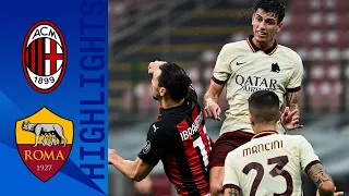 Milan 3-3 Roma | Pari e spettacolo, Ibra e Dzeko non bastano | Serie A TIM