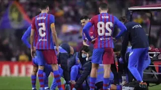 Gavi Stretchered Off With Head Injury#Gaviinjury#Barcelona#Realbentis#Laliga
