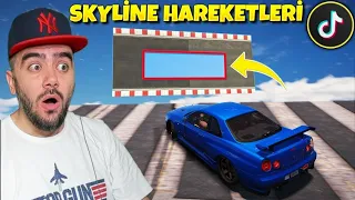 200% IMKANSIZ SKYLINE TIKTOK HAREKETLERINI YAPTIM - GTA 5 MODS