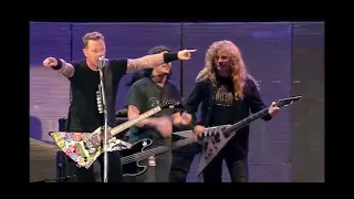 Metallica “Am I Evil?”(con Megadeth, Slayer & Anthrax) en el Levski Stadium de Sofía, Bulgaria 2010.