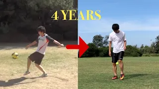 Ball Control Progress - I've practiced Football for 4 Years (Soccer)