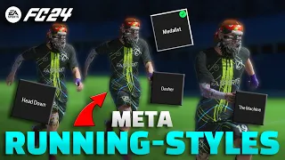 META Running Styles in each position in FC24 Clubs!