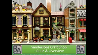 LEGO MOC - Sandersons Craft Shop - Build & Overview