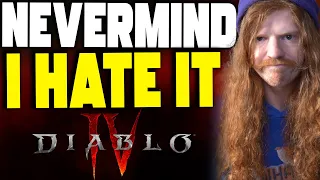 Nevermind, I Hate Diablo 4